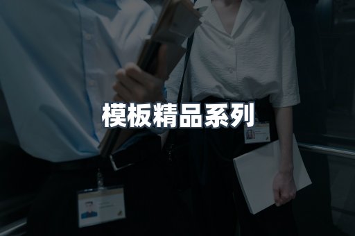 模板精品系列
